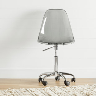 Acrylic desk chair online with cushion